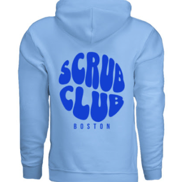 Scrub Club: Spring Hoodie, Blue