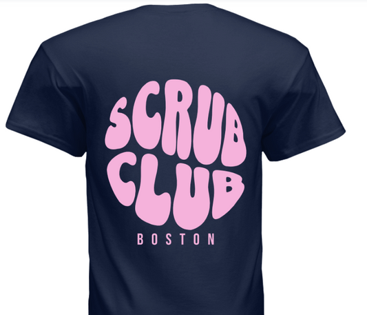 Scrub Club: Spring Tee, Navy