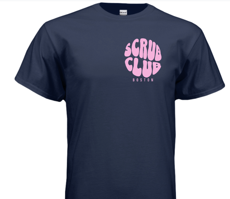 Scrub Club: Spring Tee, Navy