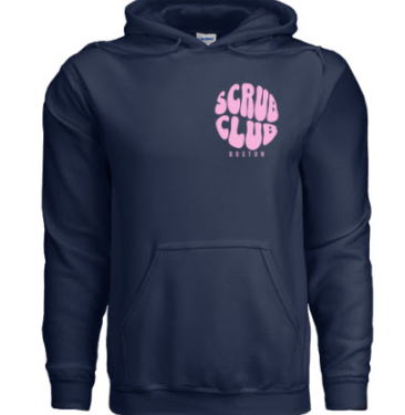 Scrub Club: Spring Hoodie, Navy