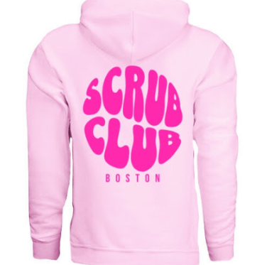 Scrub Club: Spring Hoodie, Pink