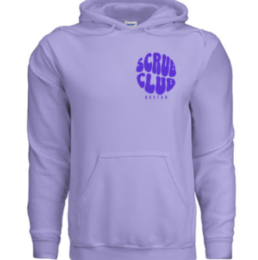 Scrub Club: Spring Hoodie, Purple
