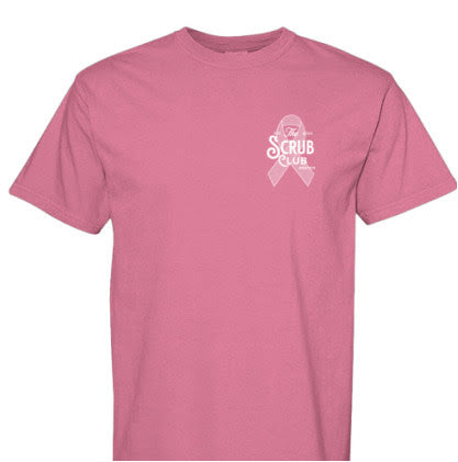Scrub Club: Breast Cancer Awareness Month Tee🎀🎗️